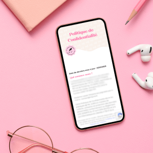 PRESTATAIRE DE SERVICES - Politique de Confidentialité seule ✧